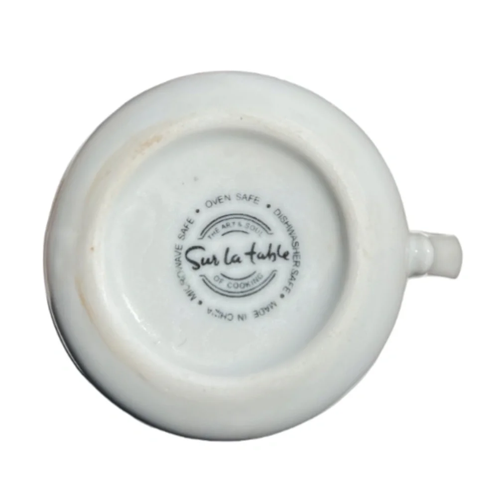 Small Ivory/White Ceramic Pitcher/Creamer